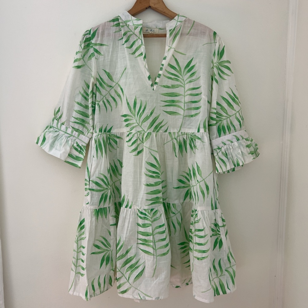 Be Boho Palm Print Dress
